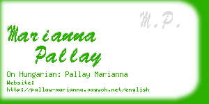 marianna pallay business card